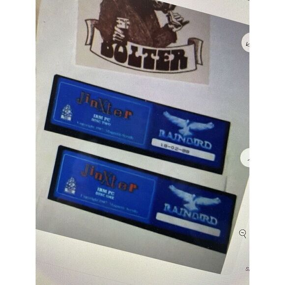 Jinxter by Magnetic Scrolls Rainbird for IBM PC 5.25in Diskettes DOS Rare - Picture 8 of 8